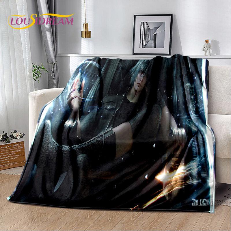 Final Fantasy Series Games Gamer  Soft Plush Blanket,Flannel Blanket Throw Blanket for Living Room Bedroom Bed Sofa Picnic Cover