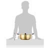 Pearl Metal Cookall WH-1781 Gold Large 26cm Aluminum Cookware Pot with Lid, for Gas Stoves Only