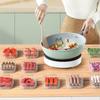 6pcs Refrigerator Organizer Plastic Storage Box with Lid for Fridge Kitchen Storage Keep Your Refrigerator Organized