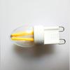 10 Bombillas LED G9 2W 3W Vidrio Filamento Lámpara AC220V Blanco Cálido Ahorro de Energía Reemplazo Halógeno para Candelabro