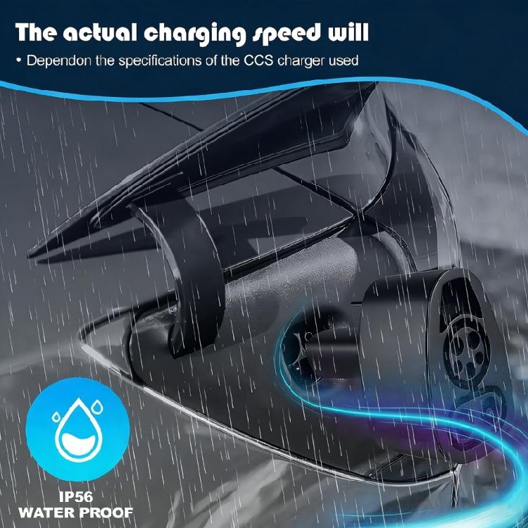 Electric Vehicle CCS1 to NACS Charging Adapter For Fast 250KW Rates Lightweight Design And Heat Management