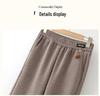 Mom's Spring Casual Elastic Waist Pants - Women's Straight-Leg, Loose Fit for Middle-Aged & Elderly