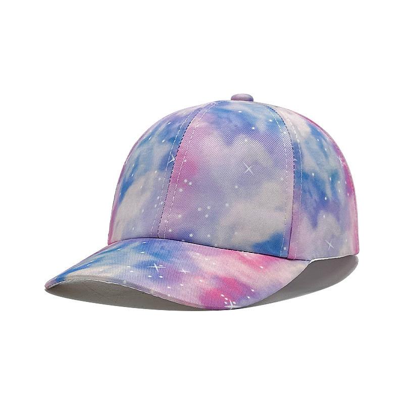 Fashion Cartoon Rainbow Windproof Baseball Cap With Wide Brim For Wear Summer