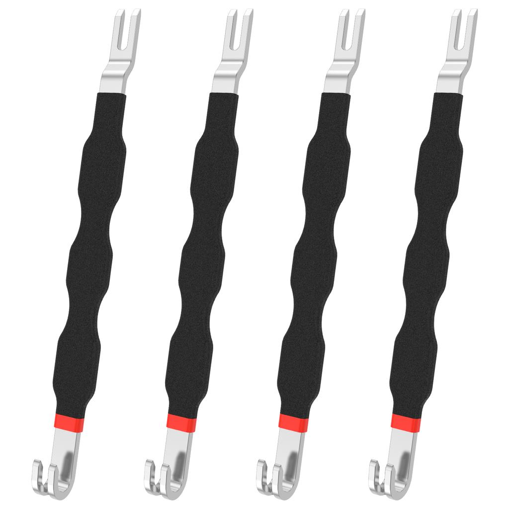 4Pcs Automotive Electrical Terminal Connector Separator Plug Removal Tool Universal Wiring Harness Disconnect Tool for Car Truck