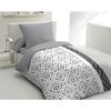 ETHNO Microfiber Duvet Cover Set - 1 Duvet Cover 140 X 200 Cm + 1 Pillowcase 63 X 63 Cm -