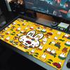 Miffy Color Mouse Pad Large Gaming Table Cushion Non-slip Laptop Tablet Big Mousepad XXL Mat Mini PC Playmat With Lock edge