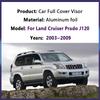 Car Sunshade For Toyota Land Cruiser Prado 120 J120 MK3 2003~2009 LC120 FJ120 Sunscreen Window Visor Cover Auto Accessories 2005