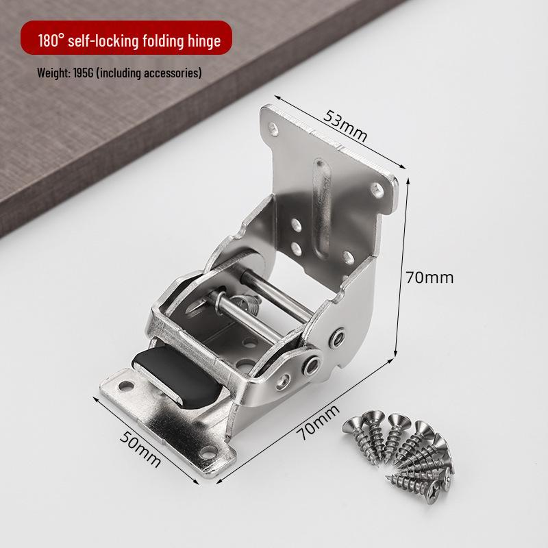 Self-Locking Thickened Folding Hinge for Table, Chair, or Stool Legs