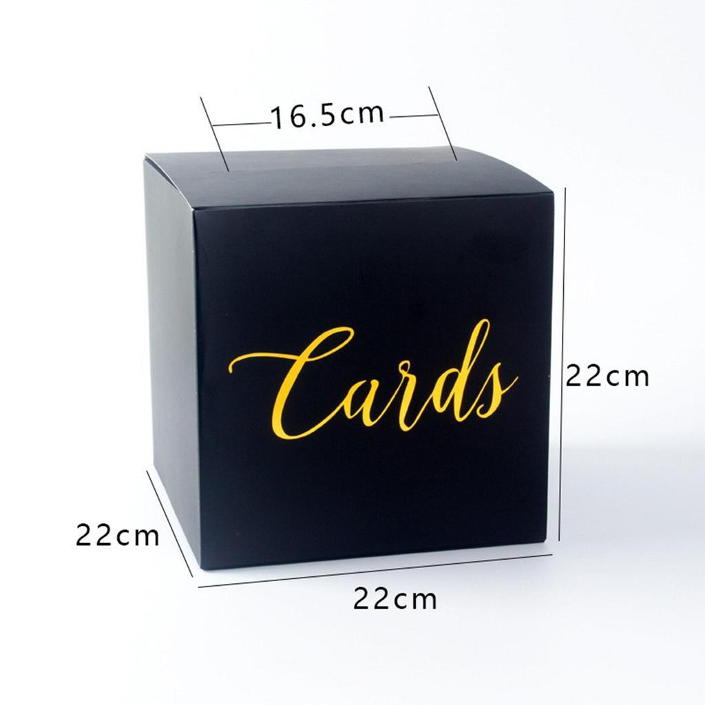 Wedding Card Box Decorative Centerpiece Greeting Card Box Modern Money Box for Baby Shower Event Birthday Engagement Decoration