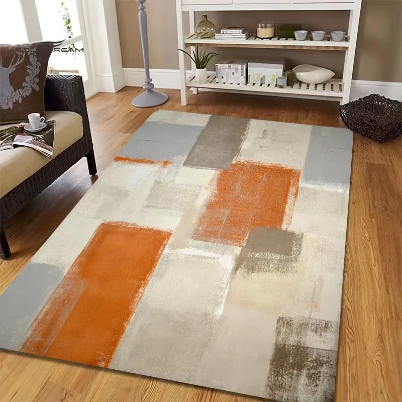 Abstraktní umělecký tisk koberců do obývacího pokoje, protiskluzové koberce pro domácí ložnici, kuchyňskou rohožku, pratelné v pračce podlahové rohože