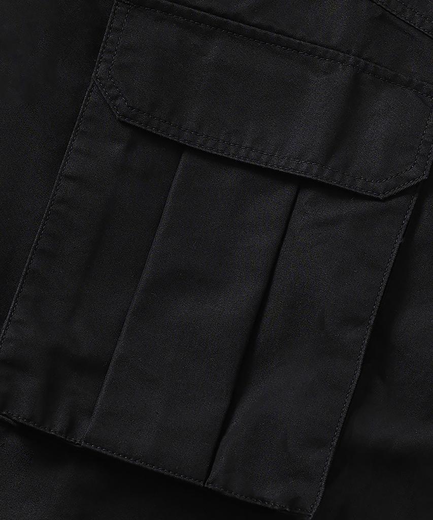 NOIRER FOR WOMAN Cotton Field Wide Pants (Black)