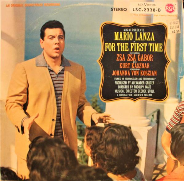 

LP Record MARIO LANZA For The First Time LSC2388B RCA Victor 1959 Germany Classical Used