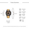 Men Leather Strap Calendar Quartz Watch Sports Wristwatch