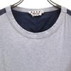 Marni Made In Italy Short Sleeve Switching T-shirt 44 Gray Men's Used