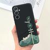 Soft Silicone Cases For Samsung Galaxy A54 5G A53 5G Case Samsung A23 4G 5G A12 A125F Bumper Shell Black Cat Stylish Coques Etui