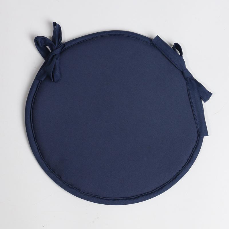 Round Sponge Cushion Chair Strap Chair Cushion Simple Fabric Dining Chair Cushion Round Stool Cushion Cushion Butt Cushion 30cm
