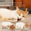 1/2PC Cat Toy Made Of Woody Smartweed Knotweed Teething Sticks Insect Gall Raffia Sisal Rope Teeth Cleaning Toy Cat TeasingStick