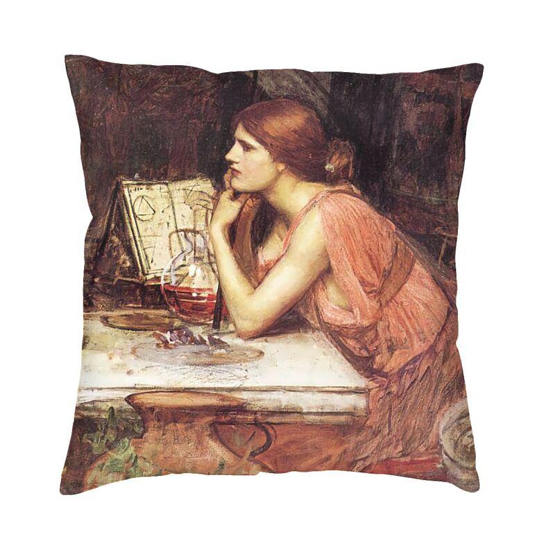 John William Waterhouse The Soul Of The Rose Pillow Case 45x45cm Decor Home Vintage Oil Painting Chair Cushion Square Pillowcase