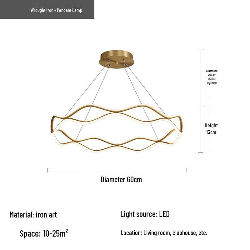 Minimalist Smart LED Pendant Light with Xiao Ai Control