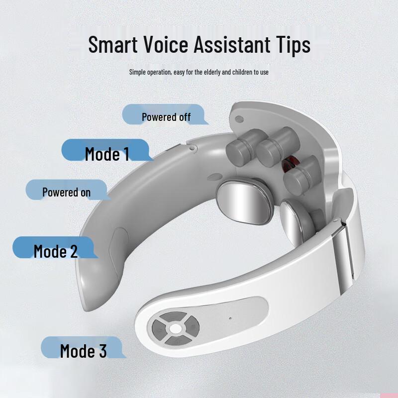 Jiaxu Portable Smart Neck Massager with Heat and Vibration
