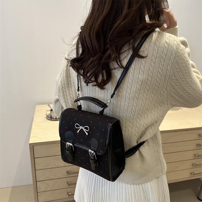 2025 New Trendy and Beautiful Casual Personalized Backpack Niche Fashion Portable Small Bag Women's Bag Student Bag