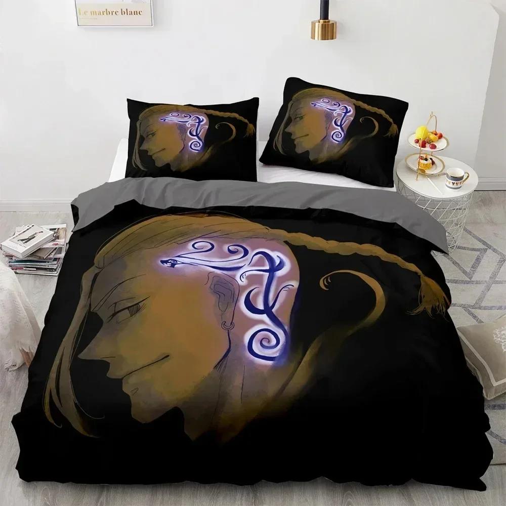 3D Tokyo Avengers Bedding Set Anime Manjiro Sano Duvet Cover Double Twin Full Queen King For Adult Kids Bedclothes Quilt size