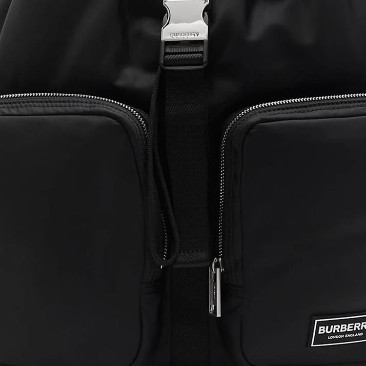 Burberry Nylon Backpack Medium Unisex Black 80905611