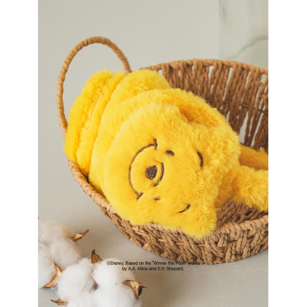 Daiso Disney Winnie The Pooh Character Plush Earmuffs Yellow