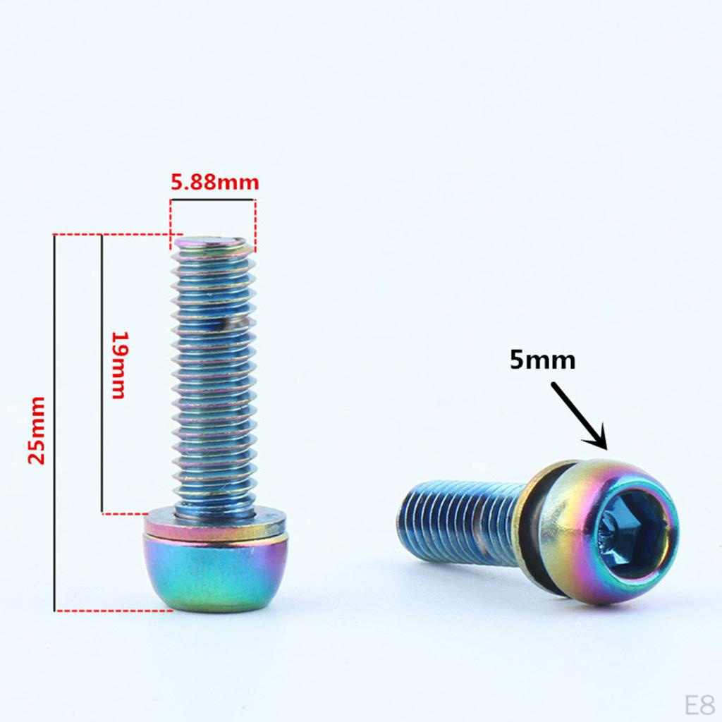 Handle Stem Bolts Ultralight Road Bike Handlebar Fixed Screw