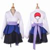 Lolita Anime Dress for Women Cosplay Costume Akatsuki Kimono, Maid Dress Uchiha Sasuke Clothes Suit Styles
