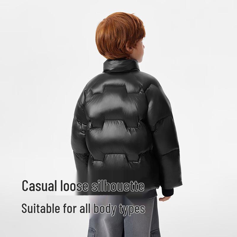 YEEHOO Boys' Solid Goose Down Puffer Jacket