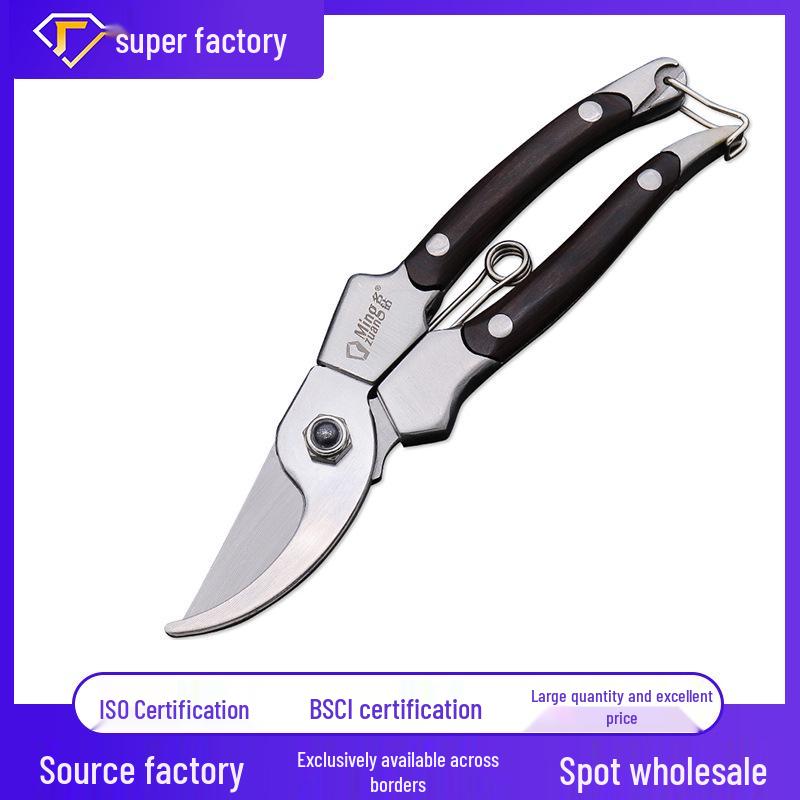 Stainless Steel Floral and Garden Pruning Shears for Thick Branches