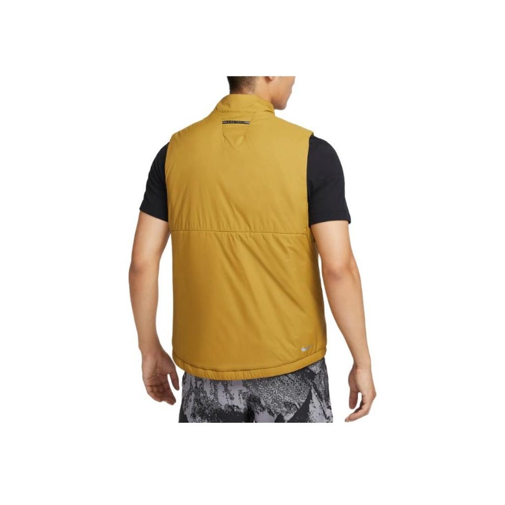 Nike Logo Zip Collar Sleeveless Vest Men Vest Yellow FZ0002-716