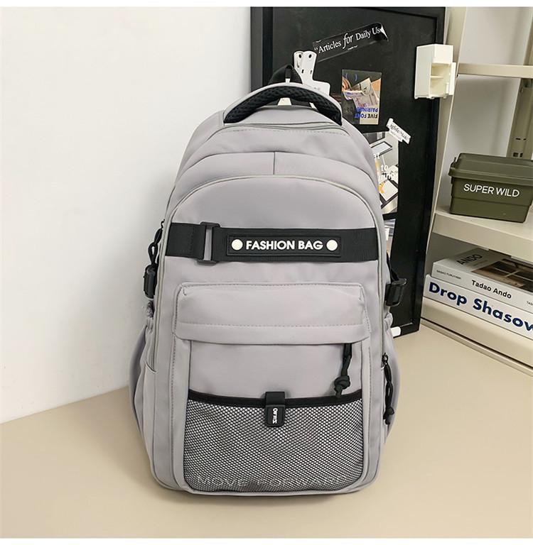 

Middle school student schoolbag casual large-capacity backpack junior high school student travel bag fashion