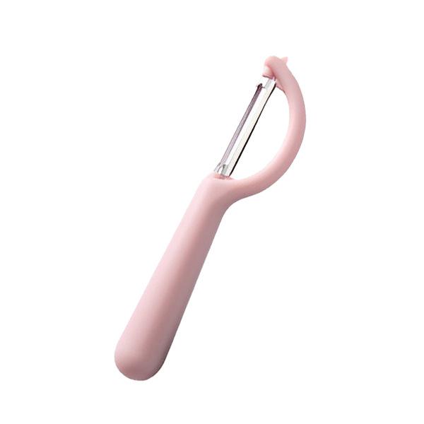 Effort-Saving Multi-Functional Fruit & Vegetable Peeler and Scraper розовый