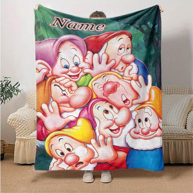 Custom 1pc Seven Dwarfs Adventure Blanket, Soft And Comfortable Blanket, Casual Warm, Camping Travel Blanket, Good Birthday Gift Q9089