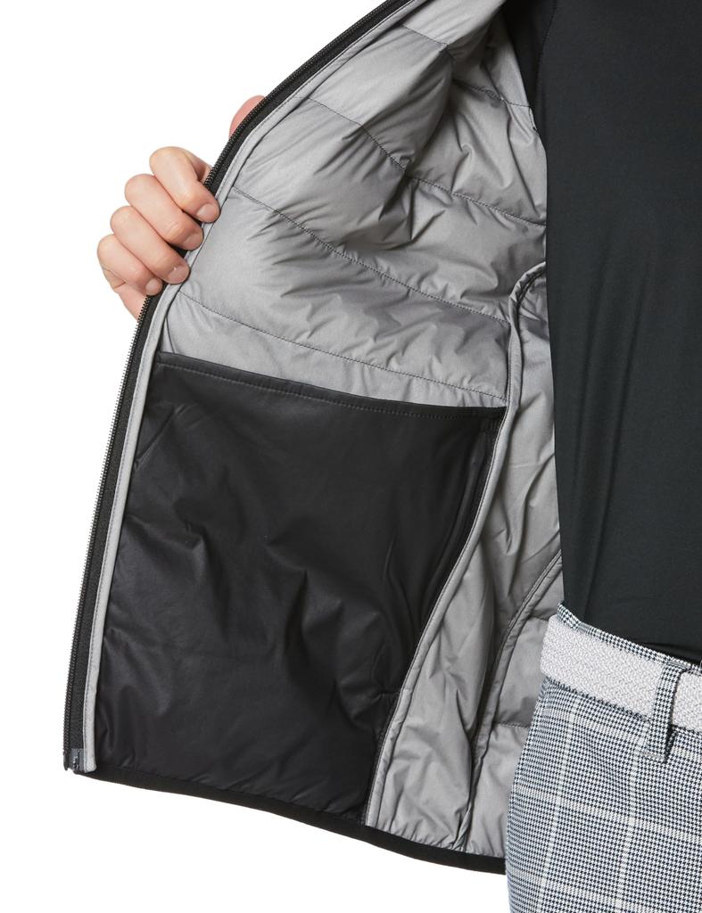 BRIDGESTONE Golf Men's Padded Blouson 6GZ01D, Black, Size LL