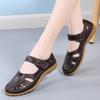35-41Damen Sommer Übergröße Modische Lochschuhe Lässige Damenschuhe Flache Schuhe Sandalen