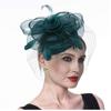 Women Girls Mesh Fascinators Hat Cocktail Party Headband Headpiece Wedding Hat