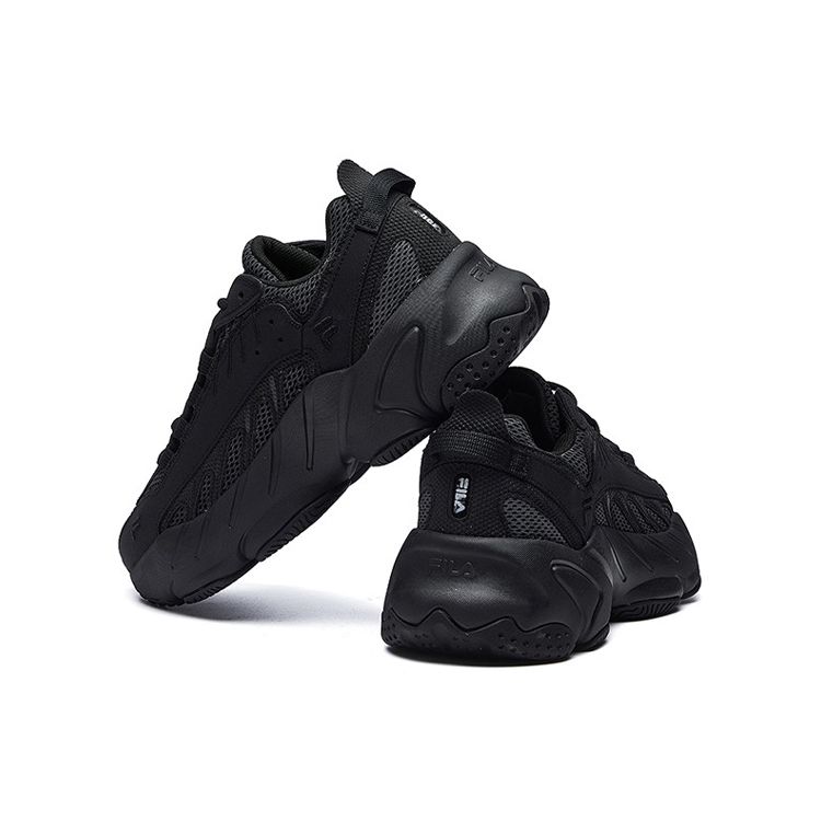 Fila Ade Simple Versatile Fabric Low-Top Running Shoes Women Sneaker Black F12W031104FBK