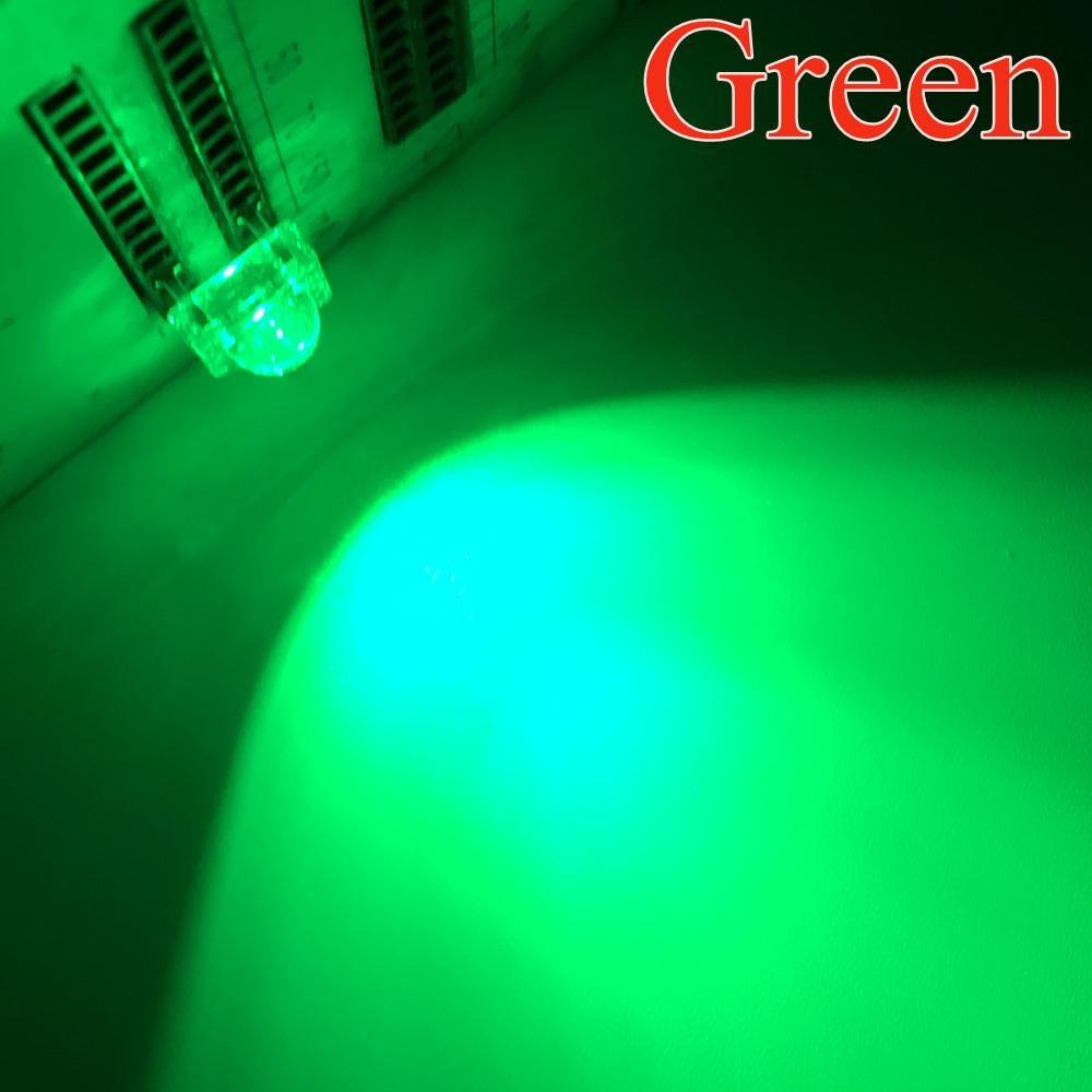 100 peças 5mm vermelho verde azul branco amarelo cúpula super fluxo água transparente piranha diodo 1 9 3 4v led carro lâmpadas diodos luz lâmpada led