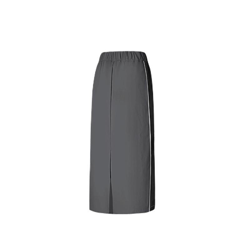 Skechers Skx Classic Sports Series Outdoor Series Windproof Waterproof Comfortable Lightweight Casual Long Skirt Women Skirts P424W096-02KY