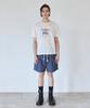 SENTAIR Silhouette Half T-Shirt _Ivory