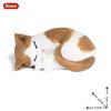 Oenux Kitty Dog Animals Model Action Figure Siamese Husky Pug Rottweiler Puppy Figurines PVC Cute Collection Toy Kids Gift