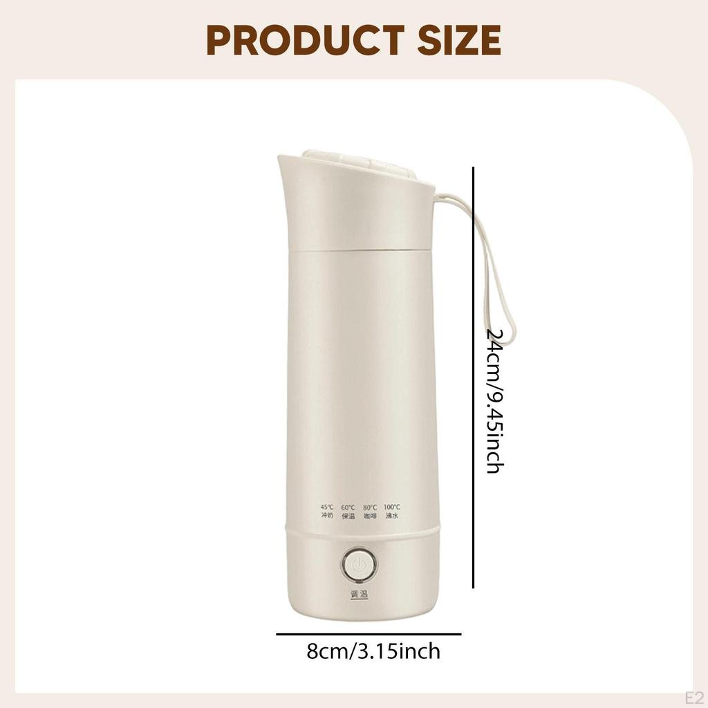 Portable Kettle Stainless Steel Insulated 4 Temperature Control Water Boiler Electric Tea for
