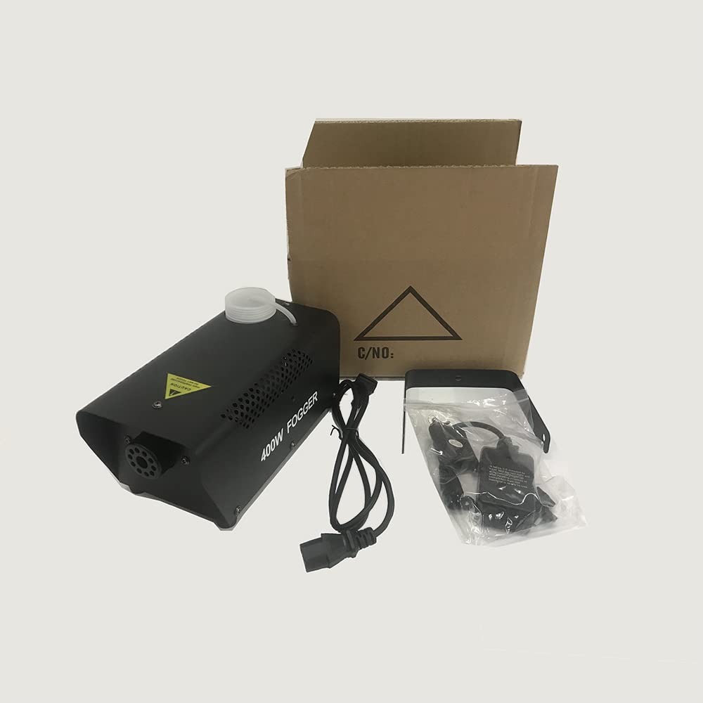 Sharelife Mini 400W Fog Machine, Portable with Wireless Infrared Remote Control, for Halloween, Weddings, Disco, Clubs, and Stage Performances, W400
