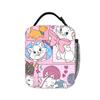 Maries Cat Insulated Lunch Bags Cooler Bag Reusable,Meal Container Cute Kitten Anime Large Tote Lunch Box Food Bag