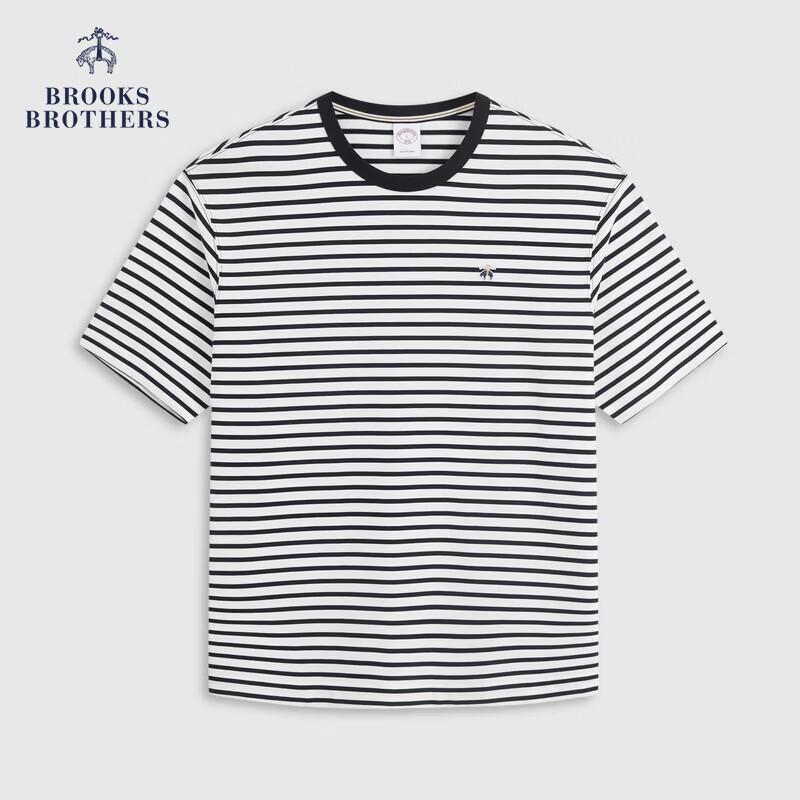 Brooks Brothers Men s Cotton Retro Stripe T-Shirt S