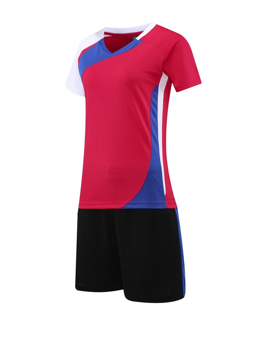 

Мужской и женский комплект волейбольной формы - С коротким рукавом, для командных тренировок и соревнований XL