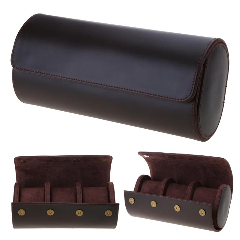 Watch Box Men Women Multifunctional 1/2/3 Grids Cowhide- Storage and Packaging Wrist Watch Boxes High Quality Gift Box